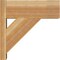 Ekena Millwork Traditional Block Rough Sawn Outlooker, Western Red Cedar, 8"W x 20"D x 20"H OUT08X20X20TRA05RWR - alternate 4
